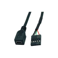 5 pólusú alaplap Női fejléc mini USB női kábelre