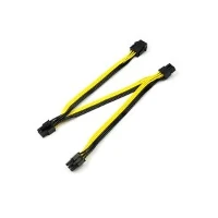 PCIe 6Pin Nő 3 portra 6Pin Male Cable