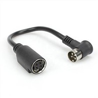 90 fokos mini Din 4 tűs dugaszoló aljzatú tápkábel